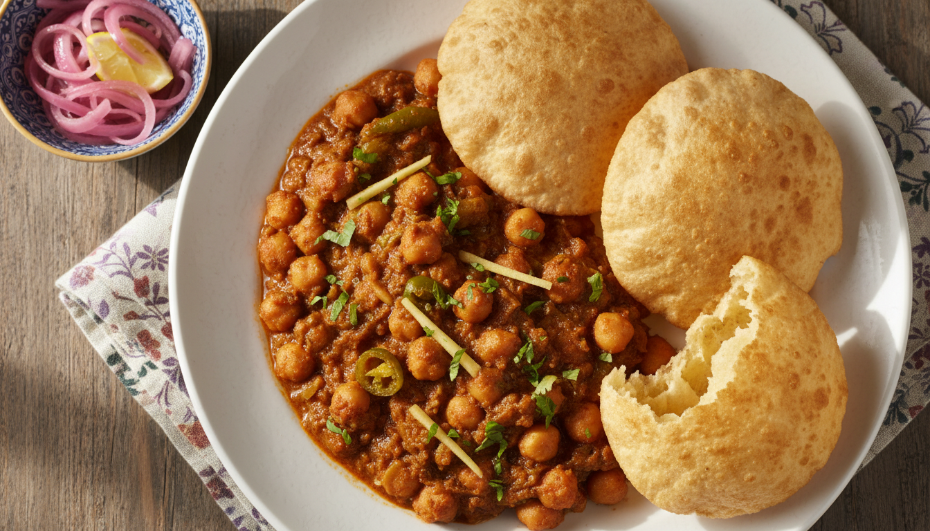 image for Chana Masala with Poori