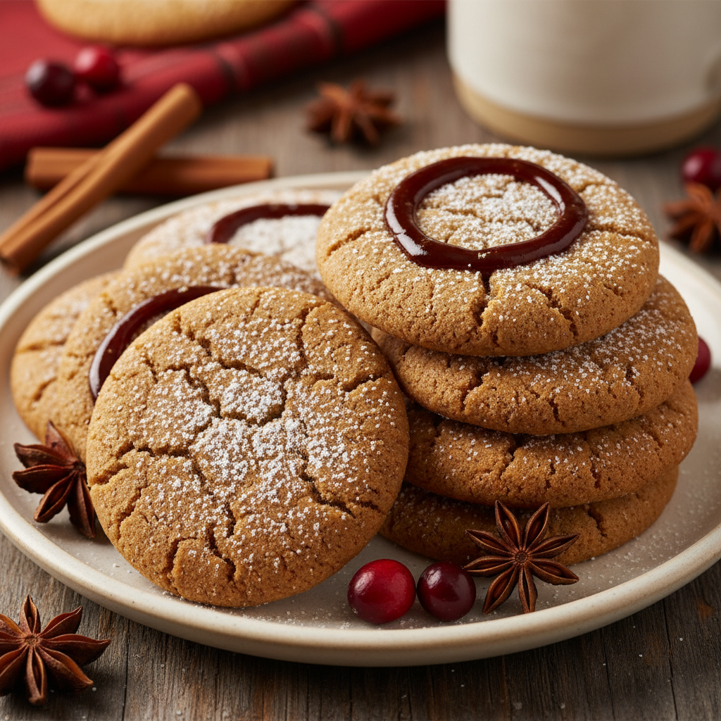 image for Cinnamon Gingerbread Cookies