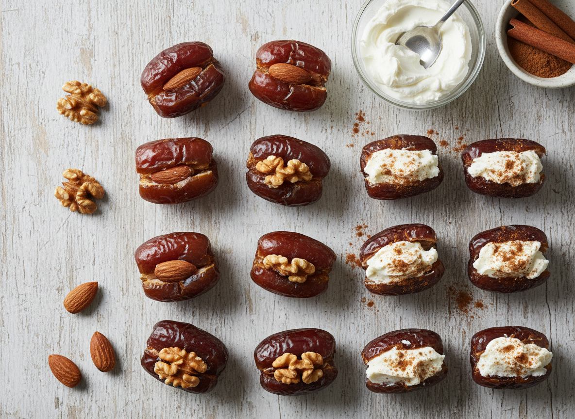 image for Stuffed Dates - Quick Energy Boost